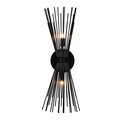 Cwi Lighting 2 Light Wall Sconce With Black Finish 1034W8-2-101